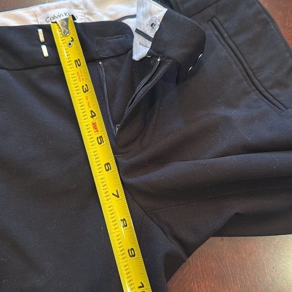 Calvin Klein Women’s straight leg stretch Trouser Black Pants Size 4 - Picture 6 of 17